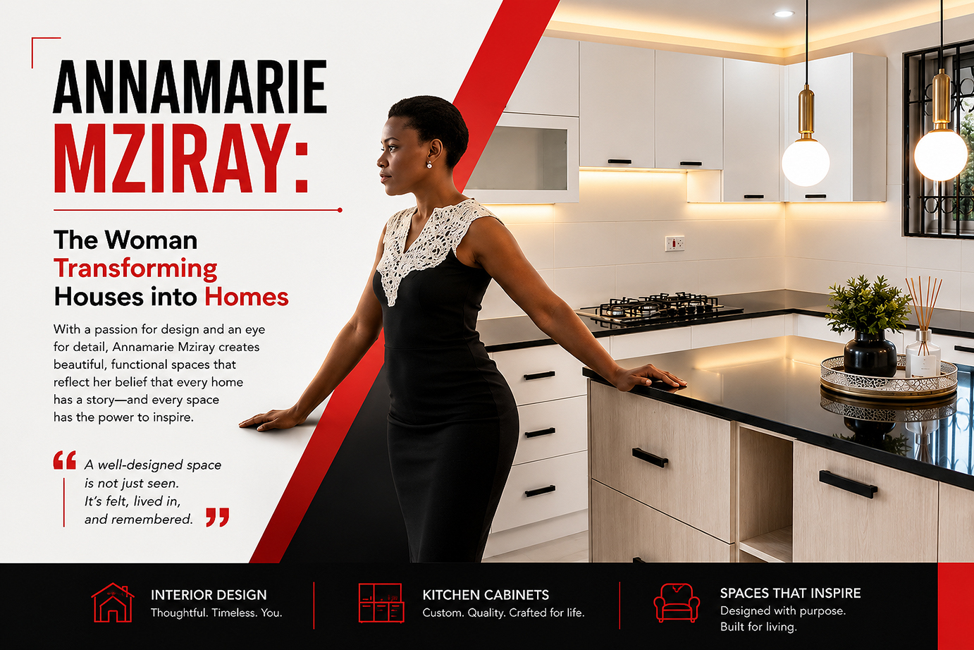 Annamarie Mziray: The Woman Transforming Houses into Homes | URT Stories