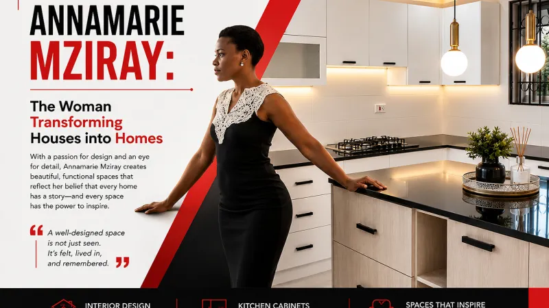 Annamarie Mziray: The Woman Transforming Houses into Homes | URT Stories