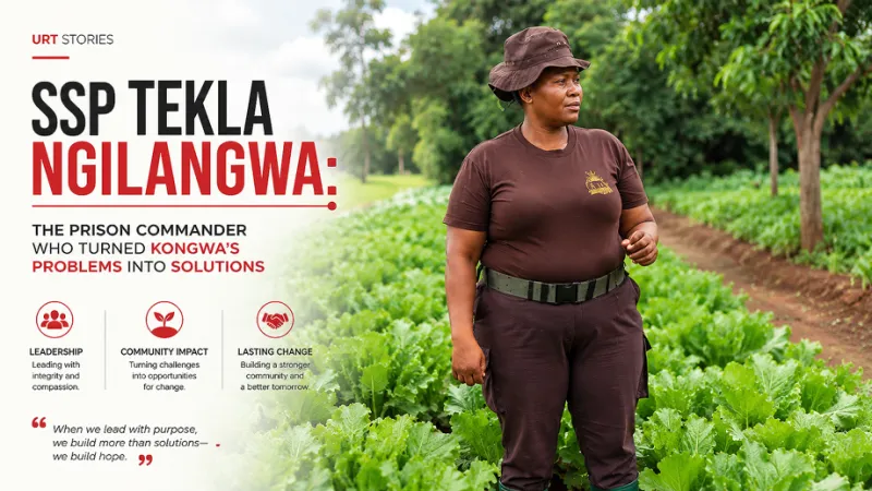 SSP Tekla Ngilangwa: The Prison Commander Who Turned Kongwa’s Problems into Solutions | URT Stories